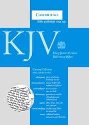 Tapa de KJV Comeo Reference Edition (Black Calfskin Leather, Black Letter, Dictionary)