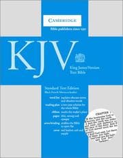 Tapa de KJV Emerald Text Bible, Black French Morocco Leather, KJ533 T