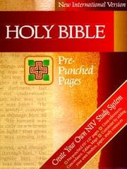 Tapa de NIV Pre-Punched Pages Edition US text with cross-references NIV200LL