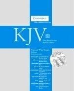 Tapa de KJV Concord Wide Margin Reference Edition with Glossary and Concordance Black Bonded Leather KWM262