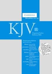 Tapa de KJV Presentation Reference Edition with Concordance and Dictionary