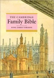 Tapa de KJV Cambridge Family Bible (Pres Ref Ed with Family History pages) Goatskin leather KFAM2
