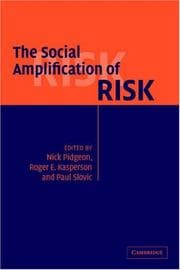 Tapa de The Social Amplification of Risk