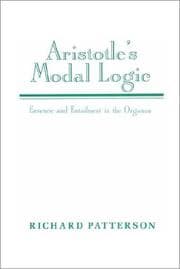 Tapa de Aristotle's Modal Logic