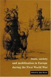 Tapa de State, Society and Mobilization in Europe during the First World War