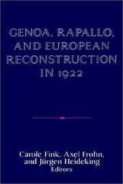 Tapa de Genoa, Rapallo, and European Reconstruction in 1922