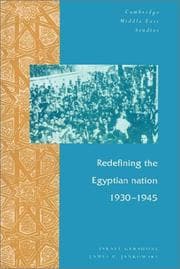 Tapa de Redefining the Egyptian Nation, 1930-1945