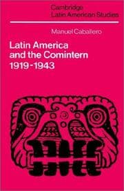 Tapa de Latin America and the Comintern, 19191943