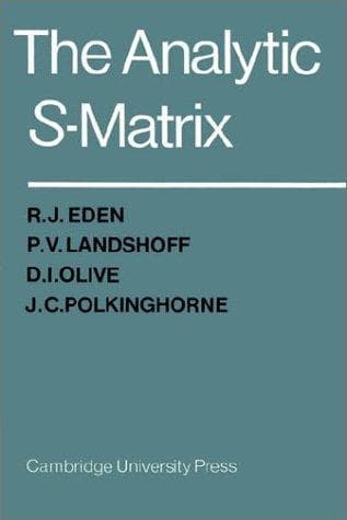 Tapa de The Analytic S-Matrix