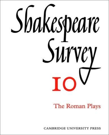 Tapa de Shakespeare Survey