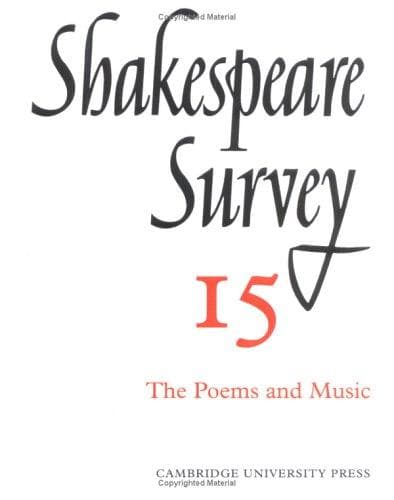 Tapa de Shakespeare Survey