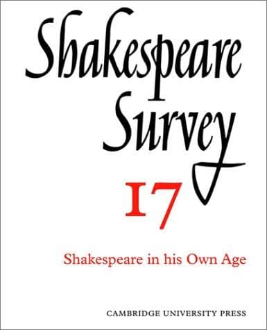 Tapa de Shakespeare Survey