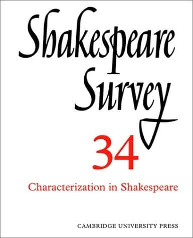 Tapa de Shakespeare Survey
