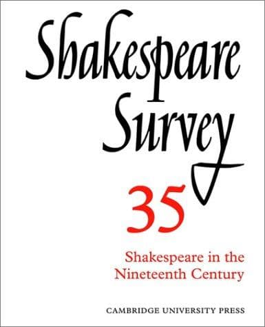 Tapa de Shakespeare Survey