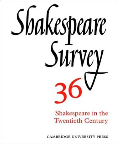 Tapa de Shakespeare Survey