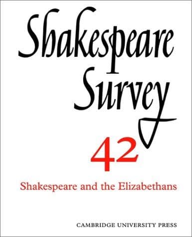 Tapa de Shakespeare Survey