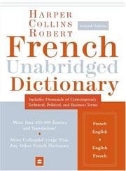 Tapa de HarperCollins Robert French Unabridged Dictionary, 7th Edition