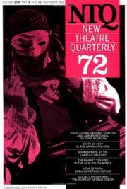 Tapa de New Theatre Quarterly