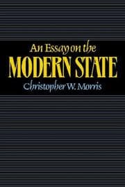 Tapa de An essay on the modern state