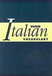 Tapa de Using Italian Vocabulary