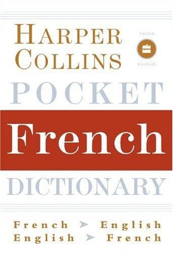Tapa de HarperCollins Pocket French Dictionary