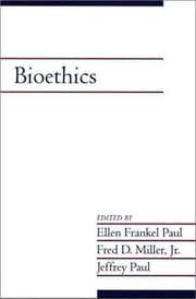 Tapa de Bioethics