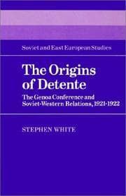 Tapa de The Origins of Detente