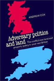 Tapa de Adversary Politics and Land
