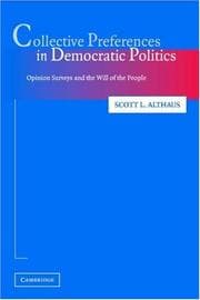 Tapa de Collective Preferences in Democratic Politics