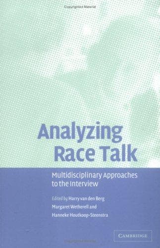 Tapa de Analyzing Race Talk