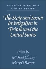 Tapa de State and Social Investigation in Britain and the United States