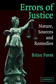 Tapa de Errors of Justice