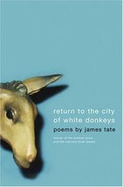 Tapa de Return to the City of White Donkeys: Poems