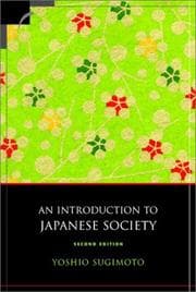 Tapa de An Introduction to Japanese Society