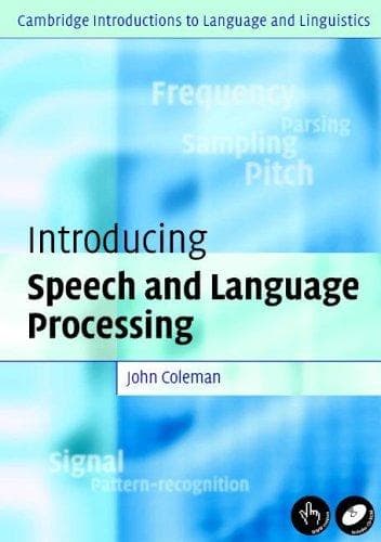 Tapa de Introducing Speech and Language Processing (Cambridge Introductions to Language and Linguistics)