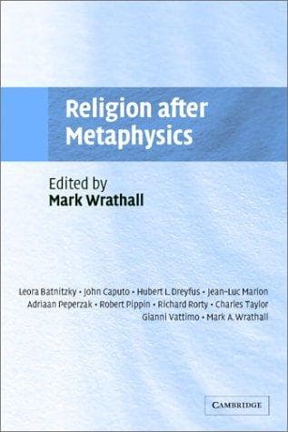 Tapa de Religion after Metaphysics
