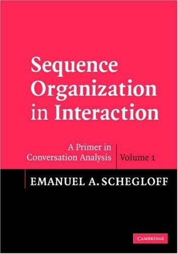 Tapa de Sequence Organization in Interaction
