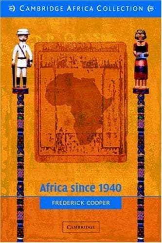 Tapa de Africa Since 1940