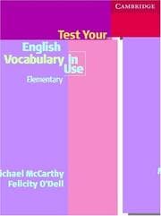 Tapa de Test your english vocabulary in use