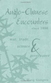 Tapa de Anglo-Chinese encounters since 1800