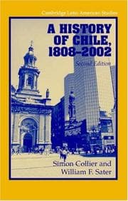 Tapa de A history of Chile, 1808-2002