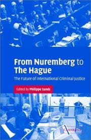 Tapa de From Nuremberg to The Hague