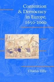 Tapa de Contention and democracy in Europe, 1650-2000