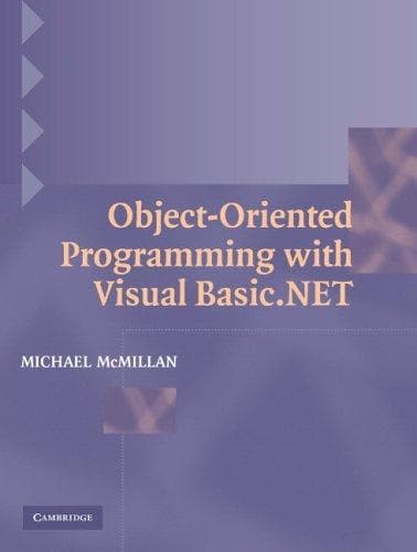 Tapa de Object-Oriented Programming with Visual Basic.NET