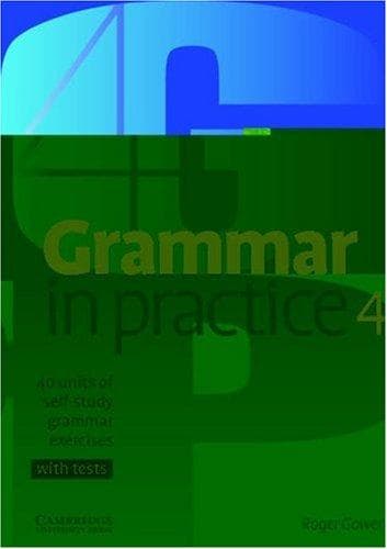 Tapa de Grammar in Practice 4