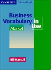 Tapa de Business vocabulary in use