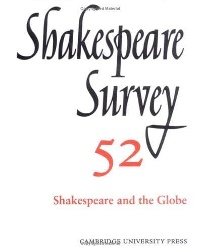 Tapa de Shakespeare Survey