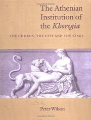 Tapa de The Athenian Institution of the Khoregia