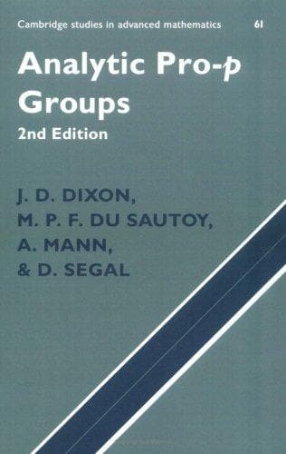 Tapa de Analytic Pro-P Groups