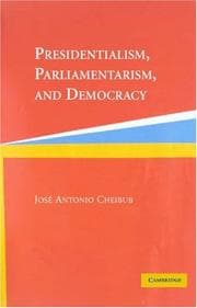 Tapa de Presidentialism, Parliamentarism, and Democracy (Cambridge Studies in Comparative Politics)